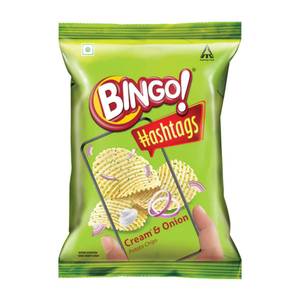 Bingo Hashtags Cream&Onion Chips 23g